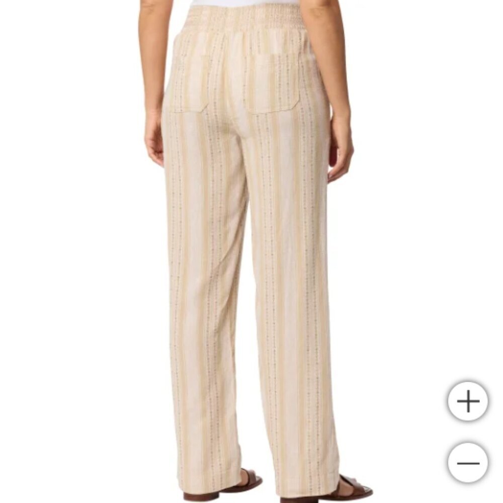 Briggs Women's Linen Blend Pant - Picture 3 of 4